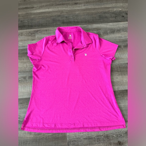 Mofiz Tops - MoFiz Pink Golf Shirt Size L